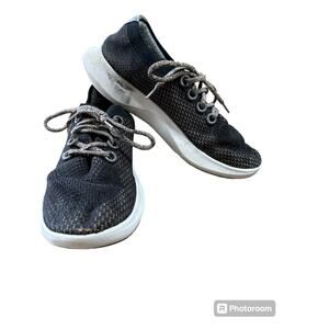 Men’s Allbirds Tree Dasher Black Grey White Running Athletic Shoes Size 11.5